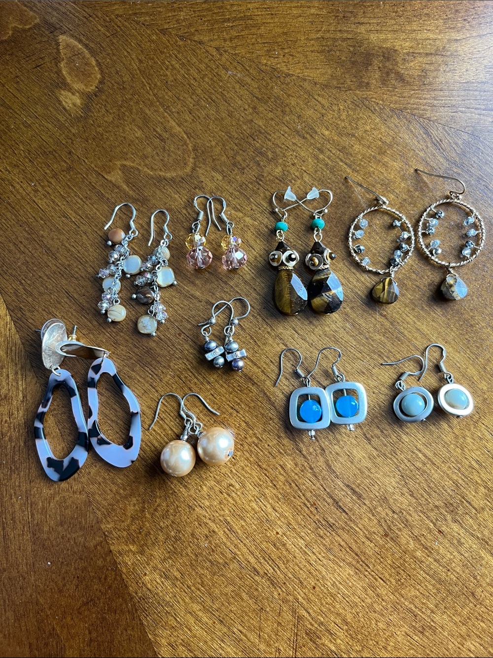 9 Pairs of Assorted Earrings